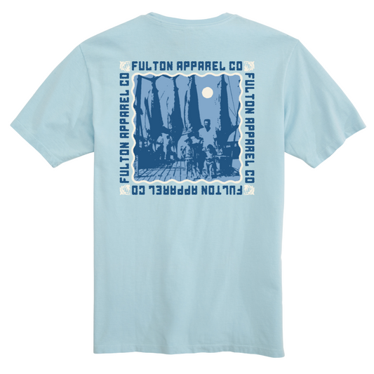 Earnest Hemingway Fishing Graphic T-Shirt