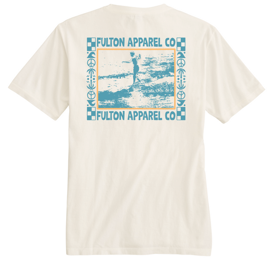 Old School Surfer Graphic T-Shirt