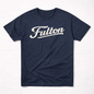 The Navy Script Tee – Dock Collection