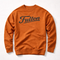 The Burnt Orange Script Crewneck – Dock Collection