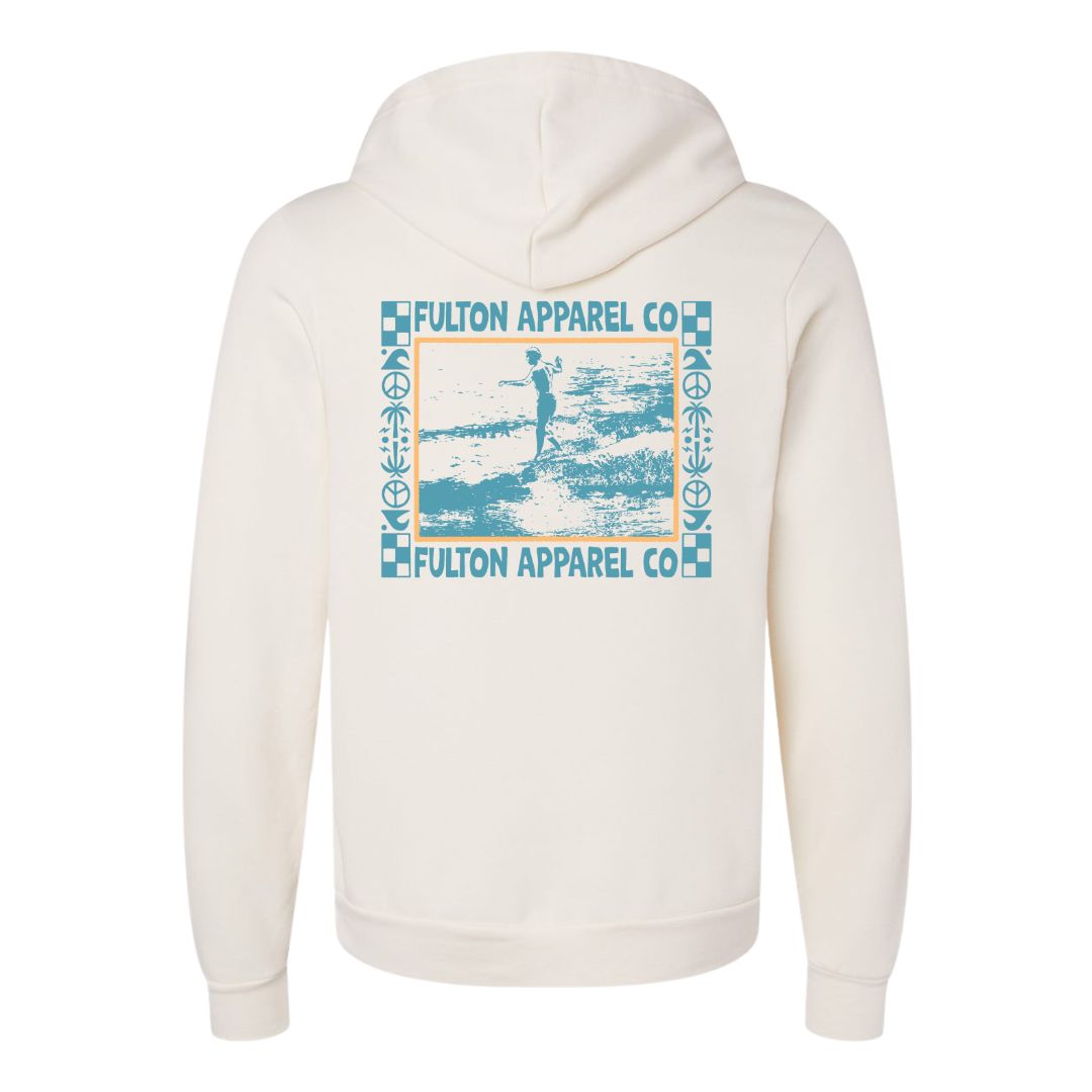 Old School Surfer Bonfire Hoodie