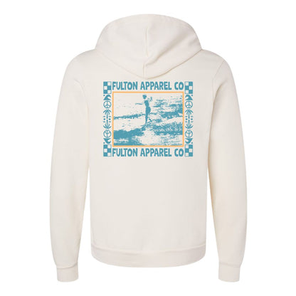 Old School Surfer Bonfire Hoodie