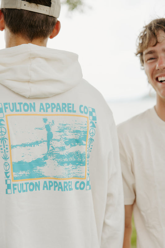 Old School Surfer Bonfire Hoodie