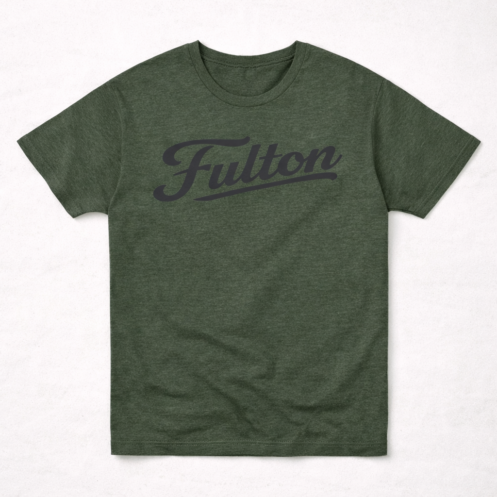 The Marsh Green Script Tee – Dock Collection