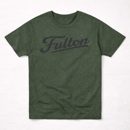 The Marsh Green Script Tee – Dock Collection