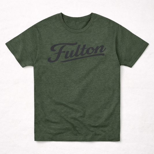 The Marsh Green Script Tee – Dock Collection