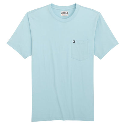 WaveWashed Ultra Soft Faded Light Blue Pocket T-Shirt