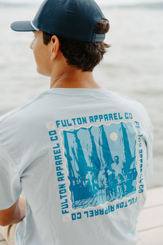 Earnest Hemingway Fishing Graphic T-Shirt